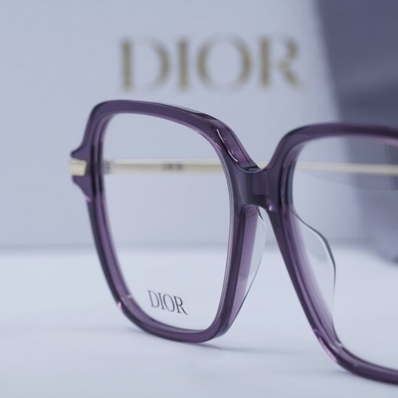 Final Price! Dior GEMDIORO S5I 6000 Shiny Violet Eyeglasses 54mm main image 11